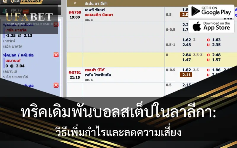 ปกเรื่อง ทริคเดิมพันบอลสเต็ปในลาลีกา: วิธีเพิ่มกำไรและลดความเสี่ยง
